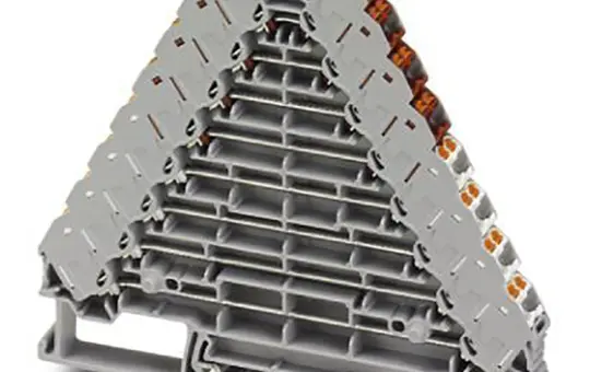 PHOENIX 3270137 Etagenklemme PTRV 8-fach, rot-weiß | grau | 1,5 mm²