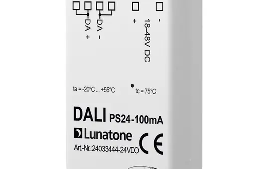 LUNATONE 24033444-24VDO DALI-Spannungsversorgung UP 100 mA, 24 V DC