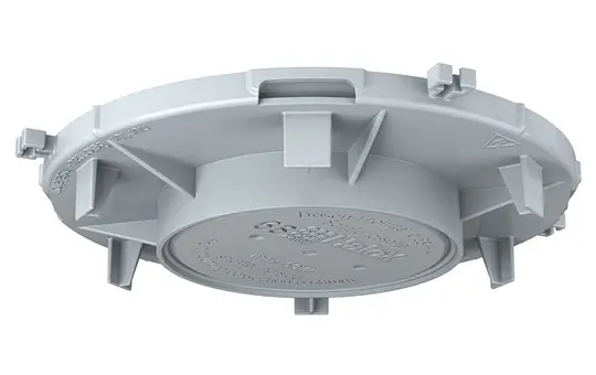 KAISER 1281-01 Frontteil für Einbaugehäuse HaloX 100 Leuchtenblende | Ø 68 mm