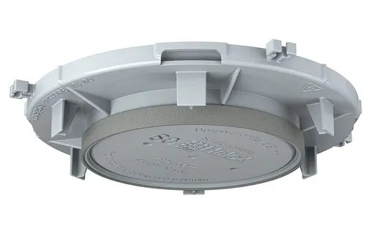 KAISER 1281-63 Frontteil für Einbaugehäuse HaloX 100 Sichtbeton | Ø 80 mm