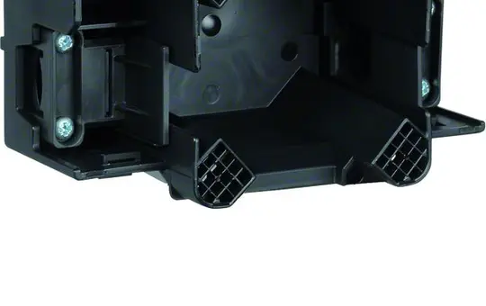 HAGER G2744 Geräteeinbaudose C-Profil 1-fach für CEE Steckdosen | anthrazit