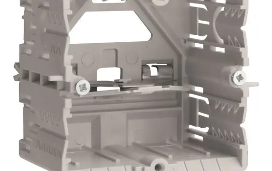 HAGER GLT5000 Geräteeinbaudose C-Profil 1-fach für Schalterprogramme | lichtgrau