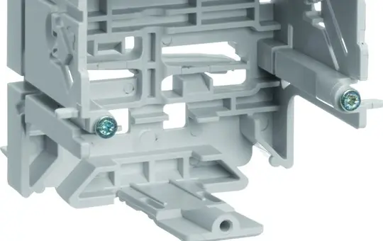 HAGER GLT5010 Geräteeinbaudose C-Profil 1-fach für Datentechnik | lichtgrau