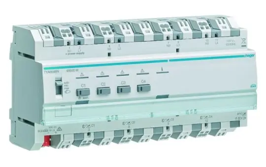 HAGER TYA664BN KNX-Dimmaktor 4-fach, 600 W