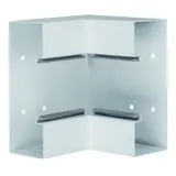 HAGER BRS6517047035 tehalit Brüstungskanal-Inneneck 80 mm, Stahlblech | lichtgrau | 68x170 mm