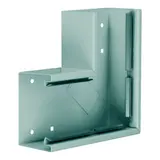 HAGER BRS651005VERZ tehalit Brüstungskanal-Flachwinkel 80 mm, integriert, Stahlblech | verzinkt | 68x100 mm