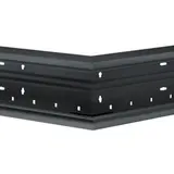 HAGER BR6510039011 tehalit Brüstungskanal-Außeneck 80 mm, Kunststoff | graphitschwarz | 65x100 mm