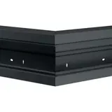 HAGER BR6513039011 tehalit Brüstungskanal-Außeneck 80 mm, Kunststoff | graphitschwarz | 65x130 mm