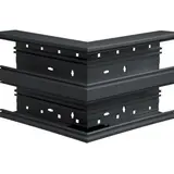 HAGER BR652103D9011 tehalit Brüstungskanal-Außeneck 80 mm, Kunststoff | graphitschwarz | 65x210 mm