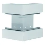 HAGER BRS6517037035 tehalit Brüstungskanal-Außeneck 80 mm, Stahlblech | lichtgrau | 68x170 mm