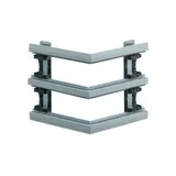 HAGER BKIS251303DVERZ tehalit Brüstungskanal-Außeneck 80 mm, integriert, Stahlblech | verzinkt | 25x230 mm