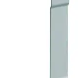 HAGER BR6513077035 tehalit Brüstungskanal-Schnittkaschierung Stahlblech | lichtgrau | 65x130 mm