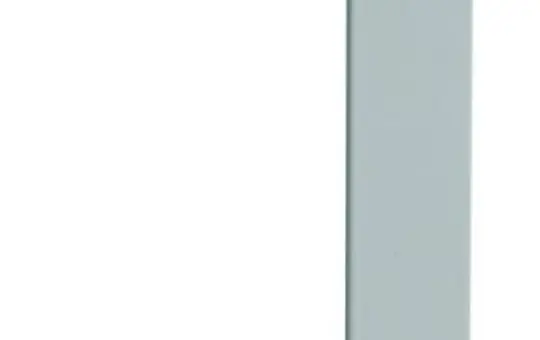 HAGER BR6513077035 tehalit Brüstungskanal-Schnittkaschierung Stahlblech | lichtgrau | 65x130 mm