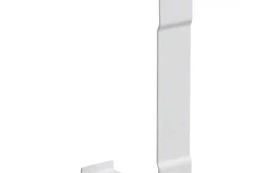 HAGER BR6513079016 tehalit Brüstungskanal-Schnittkaschierung Stahlblech | verkehrsweiß | 65x130 mm