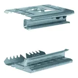 HAGER BRS651009 tehalit Brüstungskanal-Kupplungspaar 80 mm, Stahlblech | verzinkt | 68x100 mm