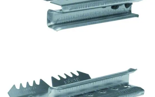 HAGER BRS651009 tehalit Brüstungskanal-Kupplungspaar 80 mm, Stahlblech | verzinkt | 68x100 mm