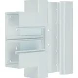 HAGER BR6517087035 tehalit Brüstungskanal-T-Stück 80 mm, Kunststoff | lichtgrau | 65x170 mm