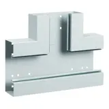 HAGER BRS6517087035 tehalit Brüstungskanal-T-Stück 80 mm, Stahlblech | lichtgrau | 68x170 mm