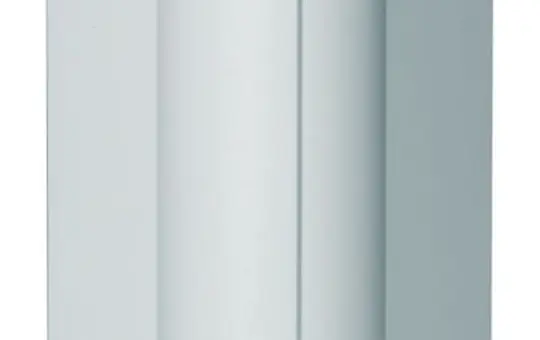 HAGER BR652103DH7035 tehalit Brüstungskanal-Außeneck einst. 80 mm, Kunststoff halogenfrei | lichtgrau | 65x210 mm