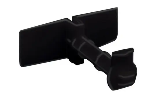 HAGER BRTB Zubehör für Brüstungskanal Kabelrückhalteklammerbolzen, halogenfrei, 4 Stück | 80 mm