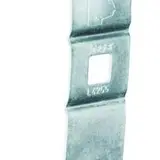 HAGER L4255BCHR Zubehör für Brüstungskanal Kabelrückhalteklammer, chromatiert | 120 mm