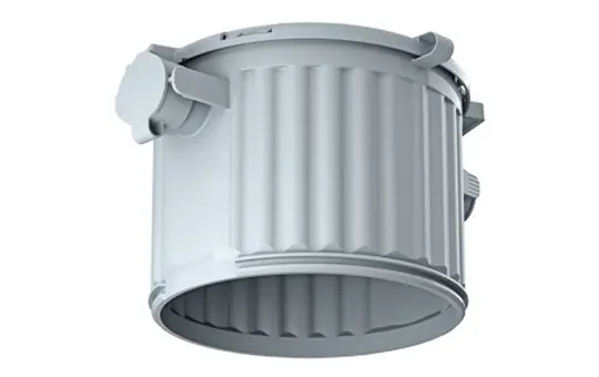 KAISER 1281-00 Einbaugehäuse HaloX Ortbeton, ohne Tunnel | Ø 100 mm