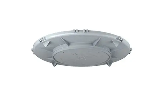 KAISER 1282-03 Frontteil für Einbaugehäuse HaloX 180 Leuchtenblende | Ø 125 mm