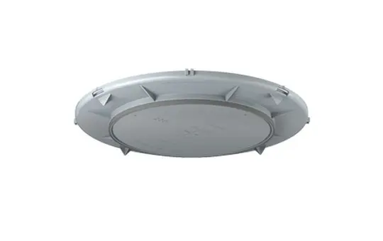 KAISER 1283-63 Frontteil für Einbaugehäuse HaloX 250 Sichtbeton | Ø 200 mm