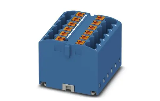 PHOENIX 3273288 Verteilerblock PTFIX 12-fach | blau | 2,5 mm²
