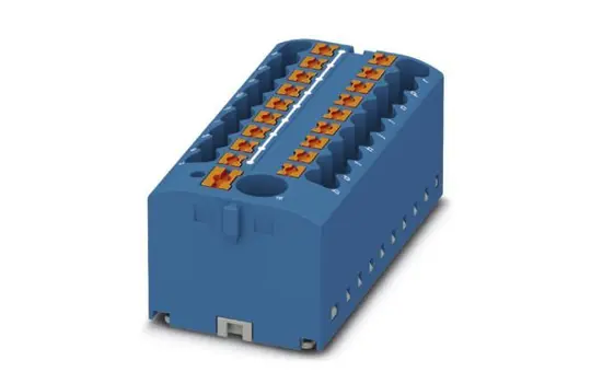 PHOENIX 3273376 Verteilerblock PTFIX 19-fach | blau | 2,5 mm²