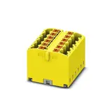 PHOENIX 3273292 Verteilerblock PTFIX 12-fach | gelb | 2,5 mm²