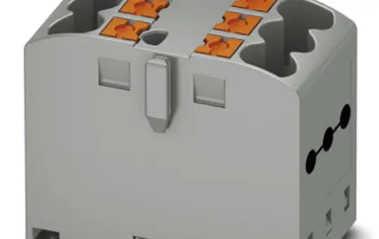 PHOENIX 3273264 Verteilerblock PTFIX 6-fach | grau | 2,5 mm²