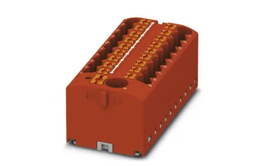 PHOENIX 3273378 Verteilerblock PTFIX 19-fach | rot | 2,5 mm²