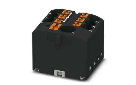 PHOENIX 3273344 Verteilerblock PTFIX 7-fach | schwarz | 2,5 mm²