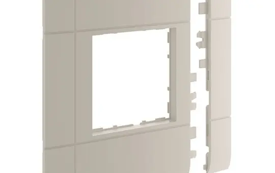 HAGER GR1200KB7035 Modularblende 50 mm 120 mm, Kunststoff halogenfrei | lichtgrau