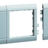 HAGER GR0800ALAN Modularblende 55 mm 80 mm, Kunststoff halogenfrei | aluminium