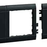 HAGER GR0800A9011 Modularblende 55 mm 80 mm, Kunststoff halogenfrei | graphitschwarz