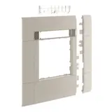 HAGER GR1202KA7035 beschr. Modularblende 55 mm 120 mm, Kunststoff halogenfrei | lichtgrau