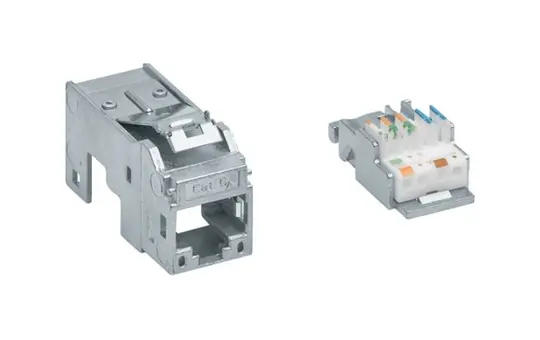 HAGER GMKRJ45 Keystone Einsatz RJ45, Cat. 6a
