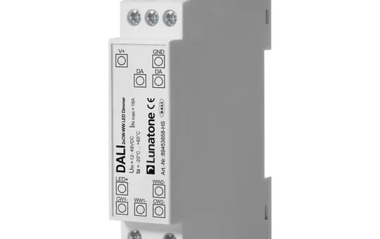 LUNATONE 89453858-HS DALI-LED-Dimmaktor CV DT8 REG 2xTW, 16 A