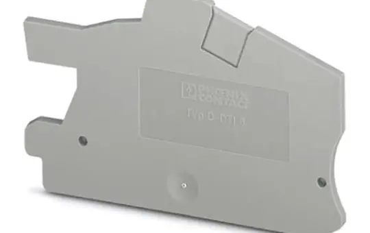 PHOENIX 1016703 Abschlussdeckel PTI-Serie D-PTI 6 | grau