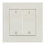 LINGG&JANKE 87876-RW Wippe für Tastsensor 2-fach, IO | reinweiß glänzend