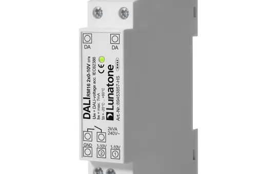 LUNATONE 89453857-HS DALI-1-10V-Schnittstelle DT8 REG 2-fach, 16 A