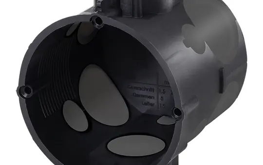 F-TRONIC 7320028 Unterputzdose E1072K tief, winddicht | 62 mm