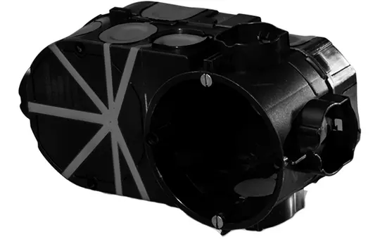 F-TRONIC 7320009 Elektronikdose E550 tief, winddicht | 67 mm