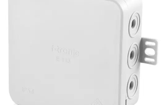 F-TRONIC 7340038 Aufputz-Feuchtraum-Abzweigdose 85x85 mm