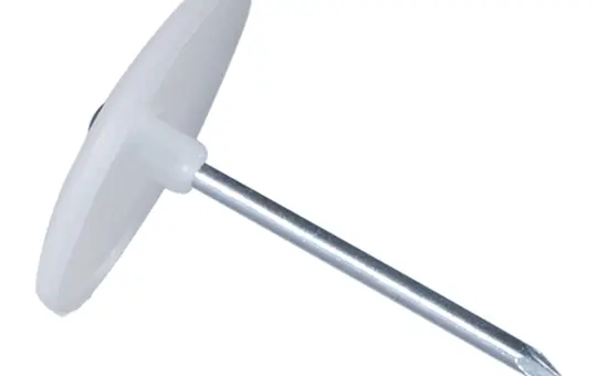 F-TRONIC 7440003 Nagelscheibe mit Stahlnagel Ø 28 mm