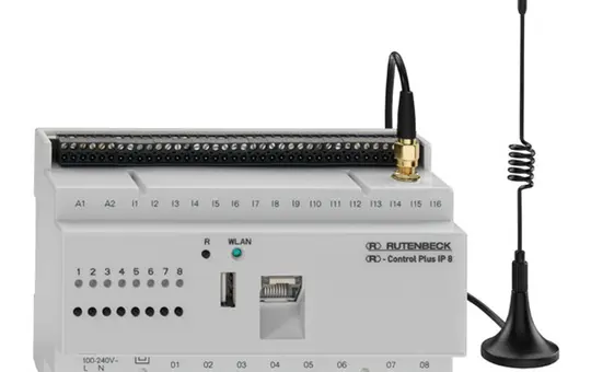 RUTENBECK 700802611 Control IP Plus Grundmodul 8-fach