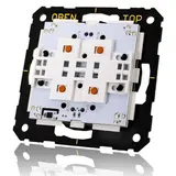 LINGG&JANKE Q87861 KNX-Tastsensor Quick 4-fach, Temperatur-/Feuchtesensor