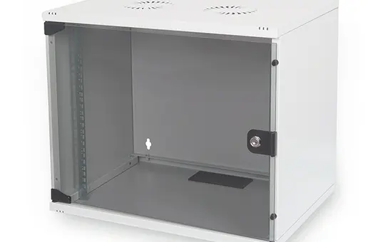 DIGITUS DN-19 07U-S-1 Netzwerkschrank 19 Zoll, Wandmontage 7 HE